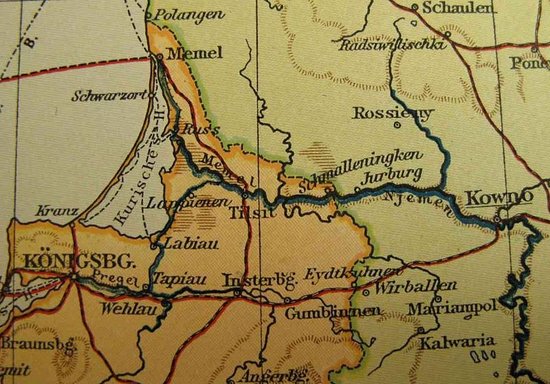 Railway line Königsberg - Kaunas