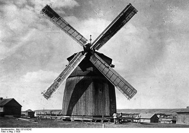 Windmill in the Volga region